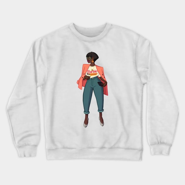 Barbie Girl Crewneck Sweatshirt by KeishaOak